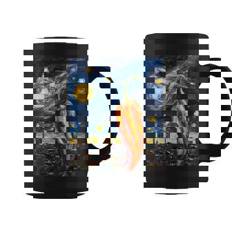 Aesthetic Vangogh Style Starry Night Habanero Pepper Coffee Mug | Mazezy