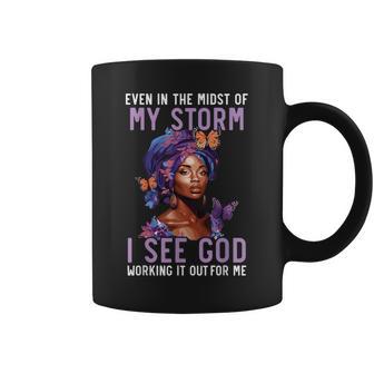 African Christian Afro American Black Pride Christianity Coffee Mug - Thegiftio UK