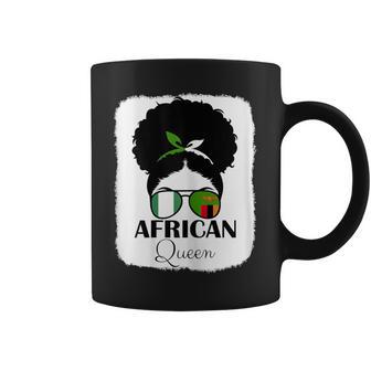 African Queen Roots Nigeria And Zambia Mix Heritage Coffee Mug | Mazezy