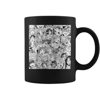 Ahegao オタクアニメ 垂れ下がるよだれアニメ Weeb Love コーヒーマグ - Kawaiitshirt