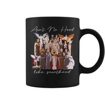 Ain't No Hood Like Sainthood Faith-Based Christian Religious Coffee Mug - Thegiftio UK