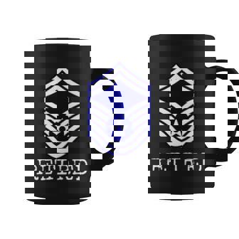 Air Force Retired E8 Senior Master Sergeant Tank Top Coffee Mug | Mazezy