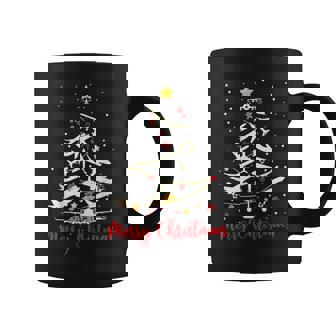 Airplane Christmas Tree Merry Christmas Most Likely Pilot Coffee Mug | Mazezy