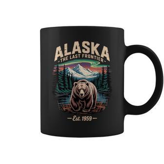 Alaska The Last Frontier Est 1959 Bear Nature Coffee Mug - Thegiftio UK