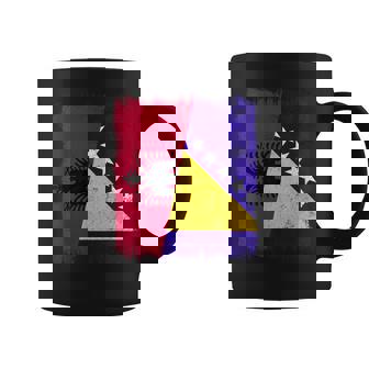 Albania Bosnia And Herzegovina Half Flag Coffee Mug | Mazezy
