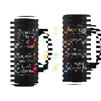 Alebrijes 動物 生き物 メキシコ 民芸品 ヒスパニック系遺産 長袖tシャツ コーヒーマグ - Kawaiitshirt