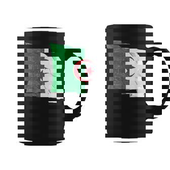 Algerian Flag National Pride Patriotic Souvenir Coffee Mug | Mazezy