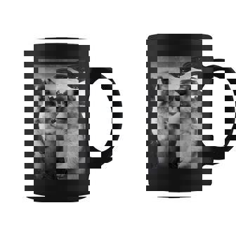 Alien Capybara Selfie UFO Men Women Graphic Tees Coffee Mug | Mazezy