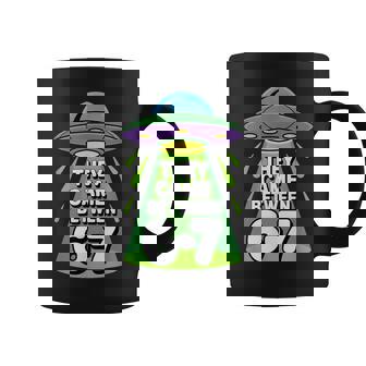 Alien UFO Abduction They Came Between 6 7 Retro Sci Fi Coffee Mug | Mazezy