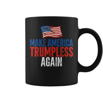 Make America Trumpless Again Patriotic American Flag Coffee Mug - Thegiftio UK