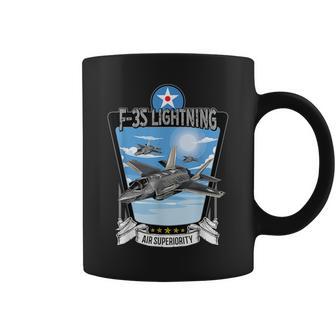 American Aircraft Camouflage F35 Lightning Coffee Mug - Thegiftio UK