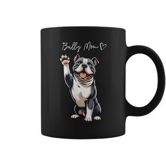 American Bully Pitbull Dog Love Support And Proud Bully Mom Coffee Mug - Thegiftio UK