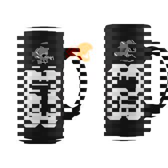 American Football Helmet Style Vintage Number 63 Tank Top Coffee Mug | Mazezy