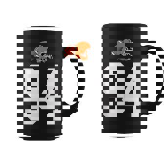 American Football Helmet Style Vintage Number 94 Tank Top Coffee Mug | Mazezy