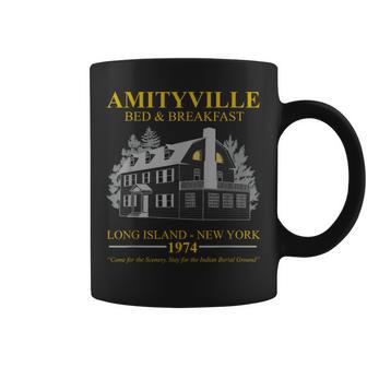 Amityville Bed & Breakfastéjour Pour Le Cimetière Indien Tasse - Cadeauxyz