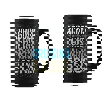 Anchored In Christ Cruising With Jesus Christian Cruise Coffee Mug | Seseable FR
