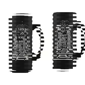 Ancient Egypt Inspired DNA Structure Artwork Tank Top Coffee Mug | Mazezy