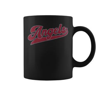 Angels Heart Name Vintage Retro Boy Coffee Mug - Monsterry