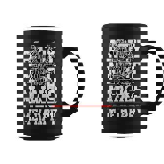 Angry Music Make Me Happy Heavy Metal Metalheads コーヒーマグ - Kawaiitshirt