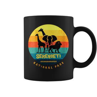 Animaux Dans Le Parc National Africain Duerengeti Tanzanieafaris Tasse - Cadeauxyz