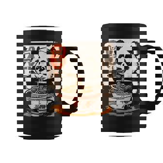 Anime Panda Eating Ramen Japanese Japan Coffee Mug - Thegiftio