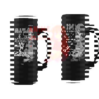 Anime Y Bocetos Manga Otaku Anime Japonés Niña Adolescente Taza de café - Regaloses