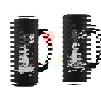 Apple Christmas Snowman Xmas Kids Coffee Mug | Mazezy