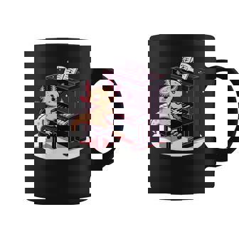 Aquatic Creature Playing Piano Kawaii Cute Coffee Mug | Mazezy