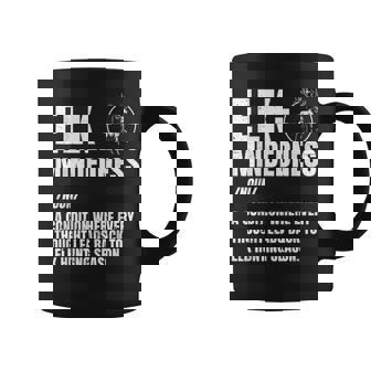 Archery Elk Hunting Elk-Mindedness Elk Hunter Coffee Mug | Mazezy