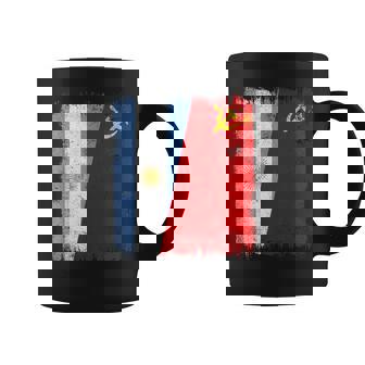 Argentina Soviet Union Flag Argentinian CCCP Heritage Coffee Mug | Mazezy