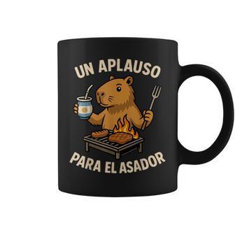 Argentinian Capybara Yerba Mate Un Aplauso Para El Asador Coffee Mug | Mazezy
