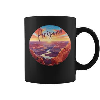 Arizona Grand Canyon Park Az Río Colorado Manga Larga Taza de café - Regaloses