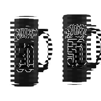 Around 50 アラフィフ（五十歳 50才）【ユニフォーム風】誕生日 50代 面白 コーヒーマグ - Kawaiitshirt