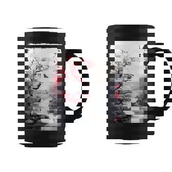 Art Japonaisintage En Fleurs De Cerisier Manche Longue Tasse - Cadeauxyz