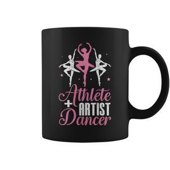 Artista Atleta Igual Bailarina Ballet Bailarina Danza Gráfico In Mangas Taza de café - Regaloses