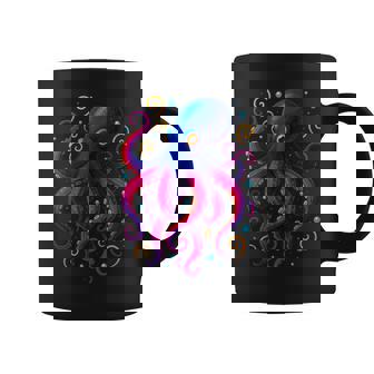 Artistic Octopus 80s Ocean Animal Art Tank Top Coffee Mug | Mazezy