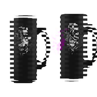 Asexual Pride Fleurs Élégantes Aux Couleurs De La Fierté Ace Tasse - Cadeauxyz