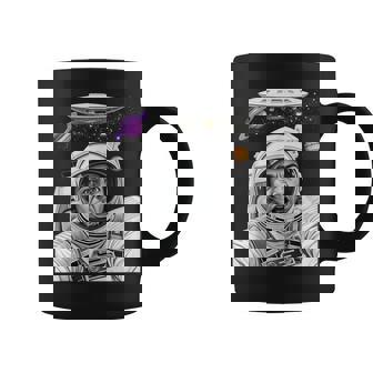 Astronaut Shocked By Ufo – Space Adventure Idea Coffee Mug - Monsterry