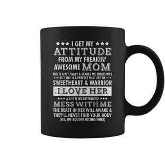 I Get My Attitude From My Mom Daughter Coffee Mug - Thegiftio UK