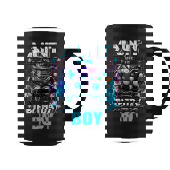 Aunt Of The Birthday Boy Matching Family Video Game Party Coffee Mug - Thegiftio