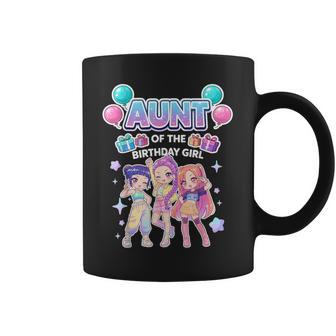 Aunt Of The Birthday Girl Cute Chibi Korean Pop Coffee Mug - Thegiftio