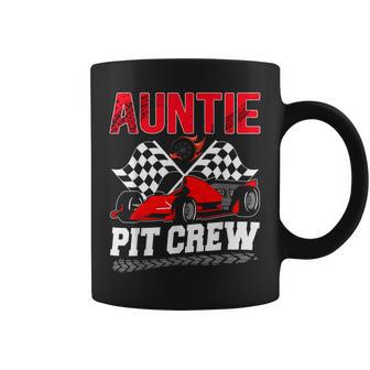 Auntie Pit Crew Racing Family Race Car Birthday Boy Coffee Mug - Thegiftio UK