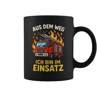 Aus Dem Weg Ich Bin Im Einsatz Feuerwehr Tassen - Geschenkecke