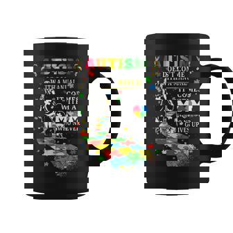 Autism Awareness 2026 Doesn't Come With A Manual Autism Mom Coffee Mug - Monsterry