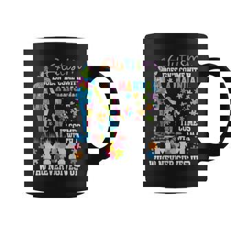 Autism Mom Doesn’T Come With A Manual Never Gives Up Coffee Mug - Monsterry