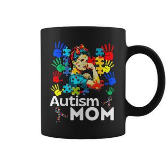 Autismo Mamá Navegando Autismo T Madre Española Hispana Mamá Taza de café - Regaloses
