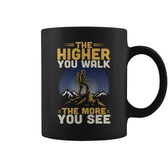 Aventura Naturalezaenderismo Montaña Mensaje Motivador Manga Larga Taza de café - Regaloses