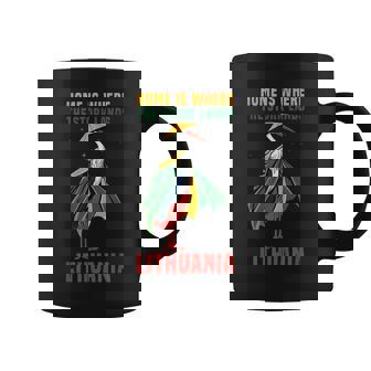 Awesome Lithuanian Stork Costume For Animals And Lithuania Coffee Mug | Mazezy
