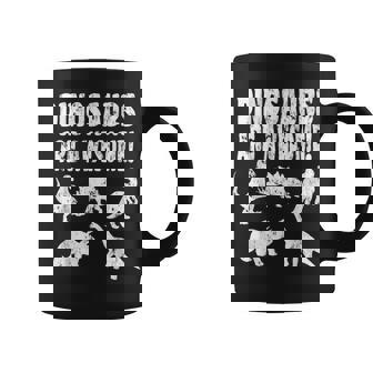 Awesome T-Rex Stegosaurus Triceratops Brontosaurus T Rex Coffee Mug | Mazezy