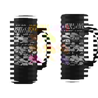 Axolotls Of The World Kawaii Cute Anime Aquarium Art Fish Coffee Mug | Mazezy